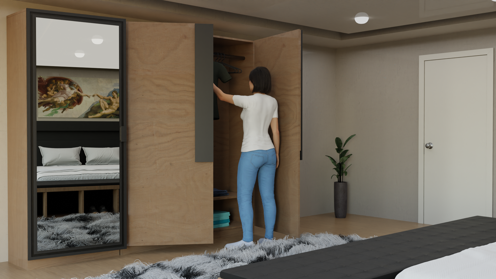 Adult Bedroom Project Render 3